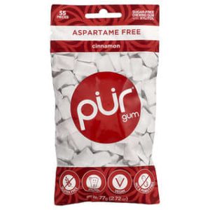 The PUR Company, Chewing Gum, Cinnamon, 55 Pieces, 2.72 oz (77 g)