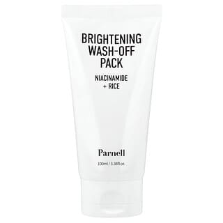 Parnell, Niacinamide Rice Brightening Wash Off Pack, 3.38 fl oz (100 ml)