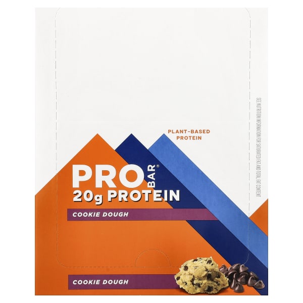 ProBar, Protein Bar, Cookie Dough, 12 Bars, 2.47 oz (70 g) Each