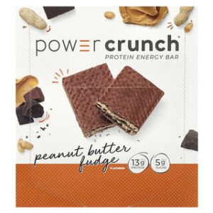 BNRG, Power Crunch®, Protein Energy Bar, Peanut Butter Fudge, 12 Bars, 1.4 oz (40 g) Each