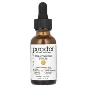 Pura D'or, Professional, 20% Vitamin C Serum, 1 fl oz (29.57 ml)