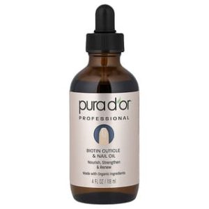 Pura D'or, Professional, Biotin Cuticle & Nail Oil, 4 fl oz (118 ml)