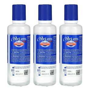 Purilens, Plus Preservative-Free Saline, 3 Bottles, 4 fl oz (120 ml) Each