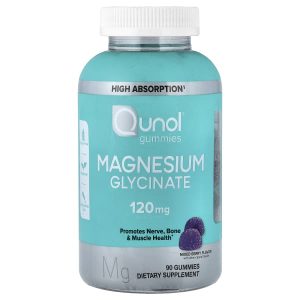 Qunol, Magnesium Glycinate Gummies, Mixed Berry, 90 Gummies (60 mg per Gummy)