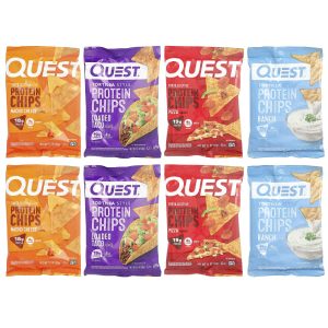 Quest Nutrition, Tortilla Style Protein Chips, Variety Pack, 8 Pack, 1.1 oz (32 g) Each