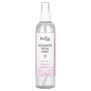 Reviva Labs, Rosewater Facial Spray, Normal to Dry Skin, 8 fl oz (236 ml)
