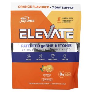 Real Ketones, Elevate, Orange, 7 Packets, 0.43 oz (12.3 g) Each