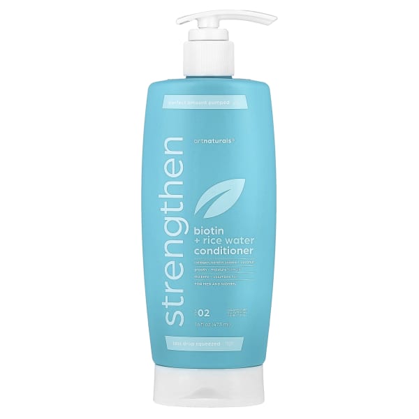 artnaturals, Biotin + Rice Water Strengthen Conditioner, For Men and Women, Step 02, 16 fl oz (473 ml)