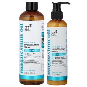 artnaturals, Magnesium Oil Spray & Lotion, 2 Piece Set
