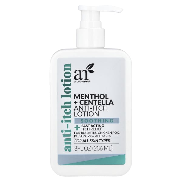artnaturals, Menthol + Centella Anti-Itch Lotion, For All Skin Types, 8 fl oz (236 ml)