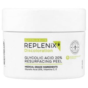 Replenix, Discoloration, Glycolix Elite, Glycolic Acid 20% Resurfacing Peel, 60 Pads