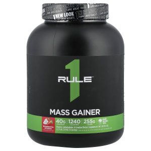 Rule One Proteins, Mass Gainer, Strawberries & Creme, 5.71 lb (2.59 kg)