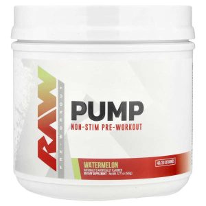 Raw Nutrition, Pump, Non-Stim Pre-Workout, Watermelon, 17.71 oz (502 g)