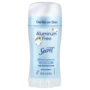 Secret, Aluminum Free Deodorant, Cotton, 2.4 oz (68 g)