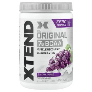 XTEND, 7G BCAA, Glacial Grape, 13.8 oz (390 g)