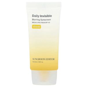 Sungboon Editor, Daily Invisible, Blurring Sunscreen, SPF 40 , 1.69 fl oz (50 ml)
