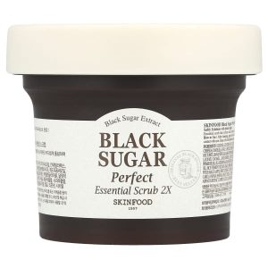 SKINFOOD, Black Sugar Perfect Essential Scrub 2X, 7.4 oz (210 g)