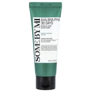 SOME BY MI, AHA, BHA, PHA 30 Days Miracle Acne Clear Foam, 3.38 fl oz (100 ml)