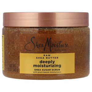SheaMoisture, Shea Sugar Scrub, Deeply Moisturizing, Raw Shea Butter, 12 oz (340 g)
