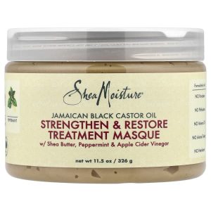 SheaMoisture, Jamaican Black Castor Oil, Strengthen & Restore Treatment Masque, 11.5 oz (326 g)
