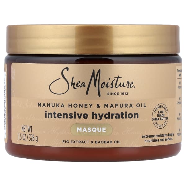 SheaMoisture, Manuka Honey & Mafura Oil, Intensive Hydration Hair Masque, 11.5 oz (326 g)