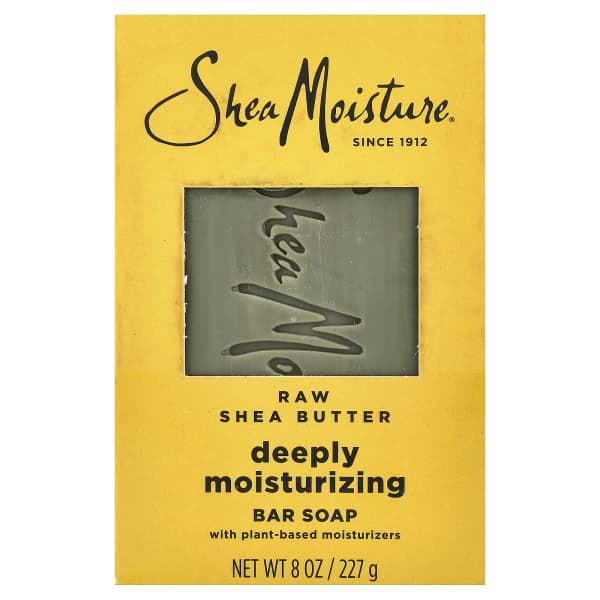 SheaMoisture, Raw Shea Butter Bar Soap, Deeply Moisturizing, 8 oz (227 g)