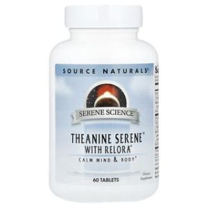 Source Naturals, Serene Science®, Theanine Serene® With Relora®, 60 Tablets