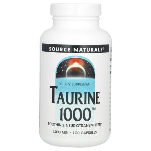 Source Naturals, Taurine 1000, 1,000 mg, 120 Capsules
