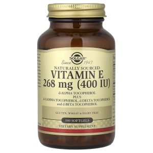 Solgar, Vitamin E, Naturally Sourced, 100 Softgels