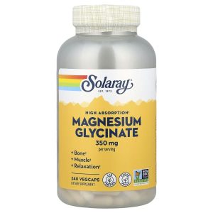 Solaray, High Absorption Magnesium Glycinate, 240 VegCaps