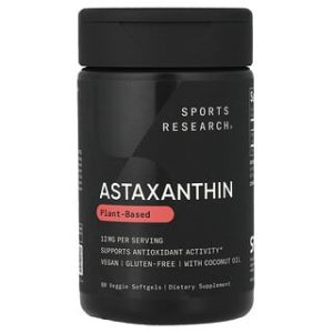 Sports Research, Astaxanthin, 12 mg, 60 Veggie Softgels