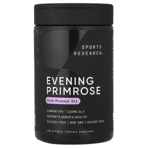 Sports Research, Evening Primrose, 120 Softgels