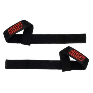 Serious Steel Fitness, Black Lifting Strap, 1 Pair