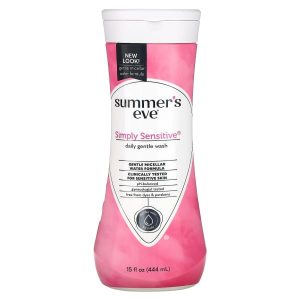 Summer's Eve, Simply Sensitive®, pH-Balanced Cleansing Wash, 15 fl oz (444 ml)
