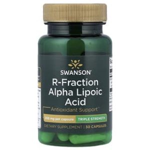 Swanson Vitamins, R-Fraction Alpha Lipoic Acid, Triple Strength, 300 mg, 30 Capsules
