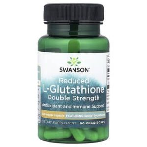 Swanson Vitamins, Reduced L-Glutathione, 200 mg, 60 Veggie Caps