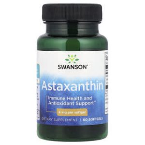 Swanson Vitamins, Astaxanthin, 4 mg, 60 Softgels