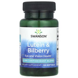 Swanson Vitamins, Lutein & Bilberry, 120 Softgels