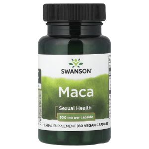 Swanson Vitamins, Maca, 500 mg, 60 Vegan Capsules