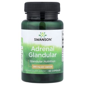 Swanson Vitamins, Adrenal Glandular, 350 mg, 60 Capsules