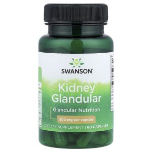 Swanson Vitamins, Kidney Glandular, 500 mg, 60 Capsules