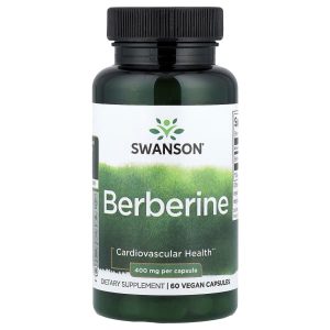 Swanson Vitamins, Berberine, 400 mg, 60 Vegan Capsules