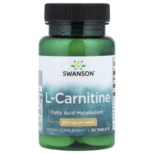 Swanson Vitamins, L-Carnitine, 30 Tablets