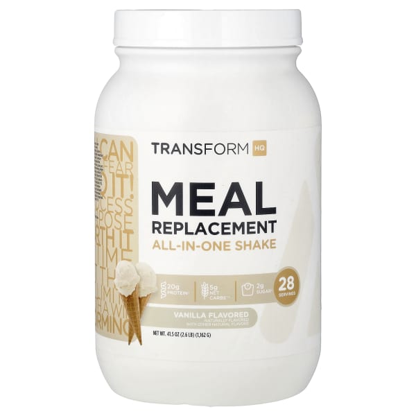 TransformHQ, Meal Replacement, All-in-One Shake, Vanilla, 2.6 lb 41.5 (1162 g)