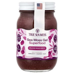 True Sea Moss, Sea Moss Gel Superfood, Elderberry, 16 fl oz (473 ml)