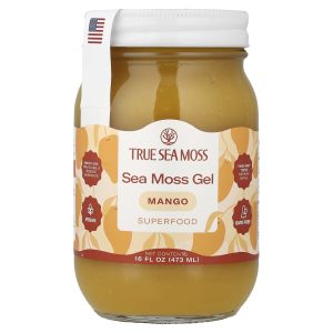 True Sea Moss, Sea Moss Gel Superfood, Mango, 16 fl oz (473 ml)