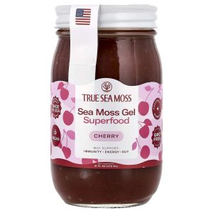True Sea Moss, Sea Moss Gel Superfood, Cherry, 16 fl oz (473 ml)