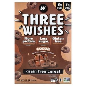 Three Wishes, Grain Free Cereal, Cocoa, 8.6 oz (245 g)