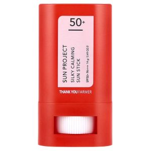 Thank You Farmer, Sun Project, Silky Calming Sun Stick, SPF 50+ PA++++, 0.49 oz (14 g)