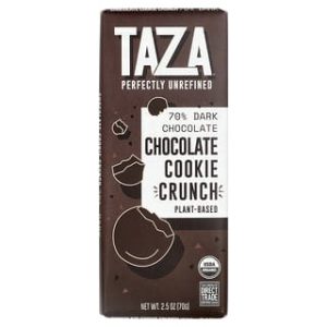 Taza Chocolate, 70% Dark Chocolate, Chocolate Cookie Crunch, 2.5 oz (70 g)